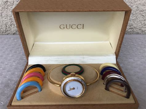 vintage gucci bezel watch